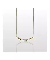 Wavy Bar Necklace - High Quality Stainless Steel & Gold Plated - Silver