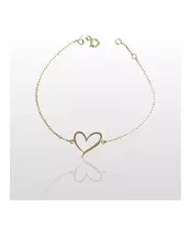 9ct Gold Heart Bracelet