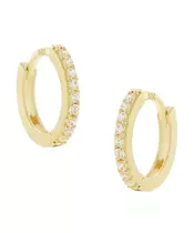 14K GOLD HOOP EARRINGS