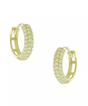 14K GOLD HOOP EARRINGS