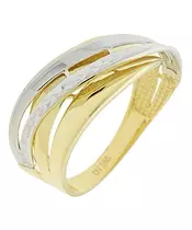 14K DOUBLE TONE GOLD RING