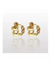 Wavy Bubble Hoops - Silver 925 and Gold Plated - Yellow Gold Plated