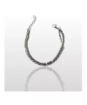 Men's Double Beads Bracelet - Stainless steel