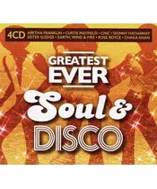 VARIOUS ARTISTS - GREATEST EVER SOUL & DISCO (4CD)