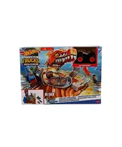MATTEL HOT WHEELS MONSTER TRUCKS: ARENA SMASHERS - SPIN-OUT CHALLENGE PLAYSET