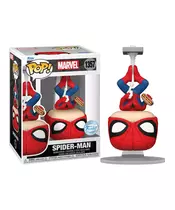 FUNKO POP! MARVEL: SPIDER-MAN WITH HOT DOG (Special Edition) #1357 BOOBLE HEAD VINYL FIGURE