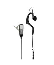 Midland MA21-L Earphone Mic with Spiral Cable for XT/G Series