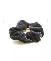 Velvet Blue Big Scrunchie