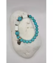 Bracelet elastic Turquoise Pearl