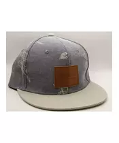 Street style light grey hat