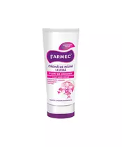 Light hand cream with orchid