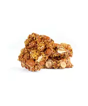 Almond Brittle (with carob syrup)