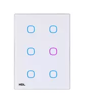 HDL Panel iTouch Series 6 Buttons White US