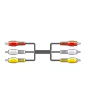 AV:link 3RCA to 3RCA Cable 1.5m 112.072UK