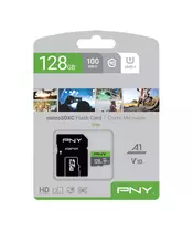 PNY Elite 128GB Micro SD Card w/Adapter CLASS10 U1