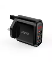 Choetech Q5009 Wall Charger 3.4A 3port w/Display