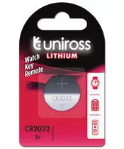 Uniross CR2016 Button Cell Lithium Battery (1pc)