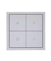 HDL Panel Tile Series 4 Button Smart Panel Space Gray HDL-M/PT4RA.1