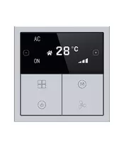 HDL Panel Tile Series OLED Thermostat Space Gray HDL-M/PTOL6.18