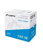 Lanberg LCU5-10CC CAT5E UTP CCA Cable 305m Grey