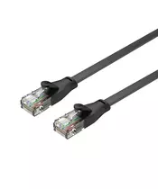 Unitek C1809GBK Flat Patch Cable CAT6 Black 1.0m