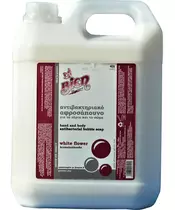 Hand & Body Antibacterial Bubble Soap | White Flower 4L
