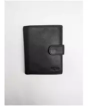 Migant Design 100% Genuine Black Cow Men Leather Wallet - 10 Credit Card Slots, 2 Note Compartments, and Secure Coin Pocket