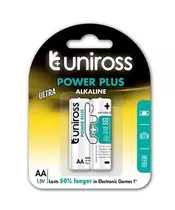 Uniross AA Power Plus Alkaline Batteries 2 Pcs
