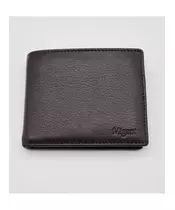 Migant Design Brown and Black leather wallet men 6569