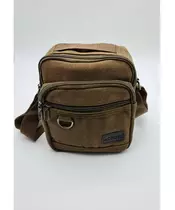 Across Design canvas brown shoulder bag 8020