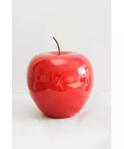 Red apple, ceramic