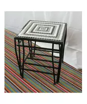 Square Iron based Coffee Table