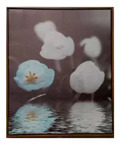 ''White tulips'', printed painting