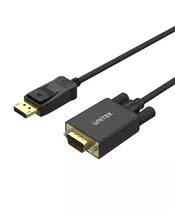 Unitek Y-5118F DisplayPort to VGA Cable 1.8m Black/Gold Plated
