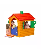 Injusa Παιδικό Σπιτάκι Κήπου σε Φωτεινά Χρώματα &#8220;The Hut&#8221; (93x121x126cm)