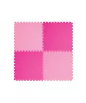 Παζλ Πατώματος (4τμχ) Μη Φθαλικό (60x60x1,2cm) σε Ροζ Χρωματισμούς Πληρεί Όλα τα Πιστοποιητικά Καταλληλότητας