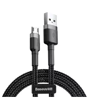 Baseus Cafule Braided MicroUSB Cable 2.4A 1.0 m Gray