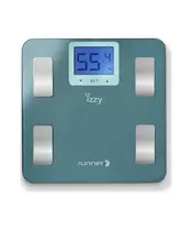 Izzy IZ-7003 Runner Ψηφιακή Ζυγαριά με Λιπομετρητή σε Γαλάζιο χρώμα