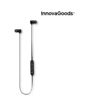 InnovaGoods Magnetic In-ear Bluetooth Handsfree Ακουστικά με Αντοχή στον Ιδρώτα Μαύρα