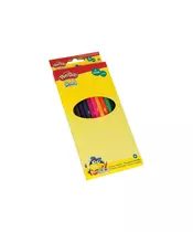 Σετ Ξυλομπογιές/ Χρωματιστά Μολύβια με Διπλή Μύτη 24 Χρώματα 12τμχ &#8211; Gim Play-Doh
