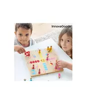 Ξύλινο Επιτραπέζιο Παιχνίδι με Φιγούρες Ζώων (18 τμχ) &#8211;  InnovaGoods