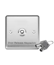 Zudsec Stainless Steel Door Release Button with Key ZDBT-801E