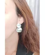 Earrings "Circles S"