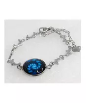 "Blue Spiral" Chain Bracelet