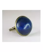 "Deep Blue" Resin Art Ring
