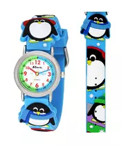 Ravel-Kid's Cartoon Time Teacher Watch - Penguin