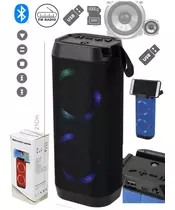 Bluetooth Speaker Portable With LED Light Black BB20City