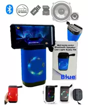 Bluetooth Speaker Portable With LED Light Blue BB10City