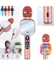 Karaoke Microphone Bluetooth Speaker Pink 44ACity