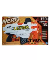 Hasbro NERF Ultra Amp Motorized Blaster, 6-Dart Clip, 6 Ultra Darts, Συμβατό μόνο με Ultra Darts